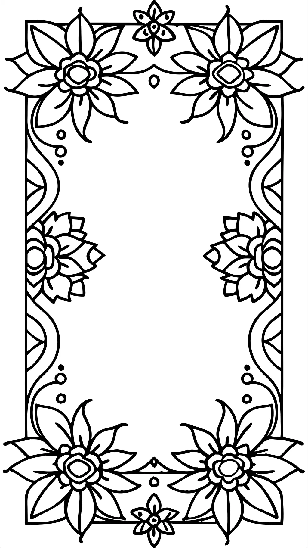 borders coloring pages